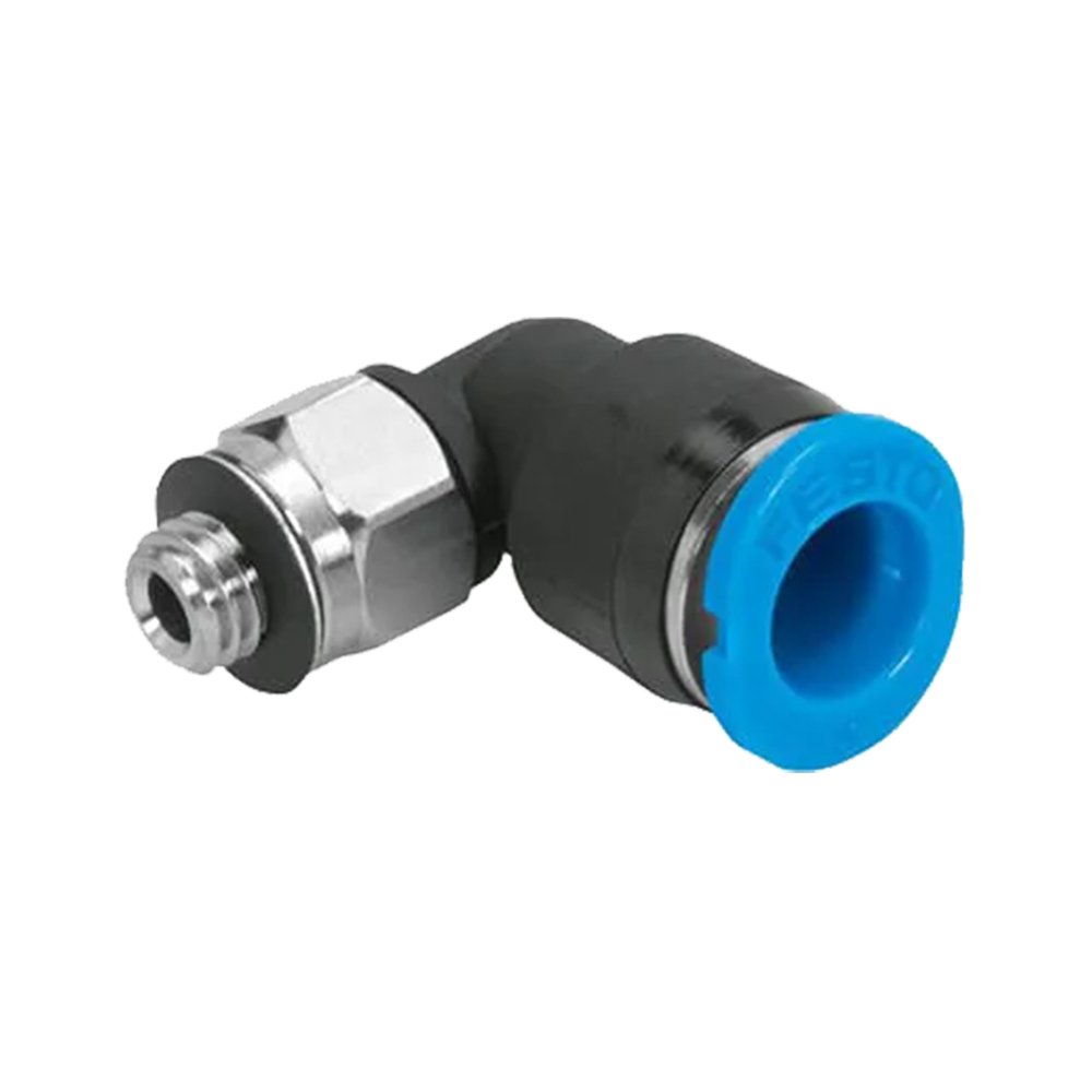 Elbow-M5 (5 Pk) 1 Elbow-M5, M5 Pneumatic Fitting, Winch Breather Port, 6mm Elbow Fitting, Red Winches Air Spare Parts