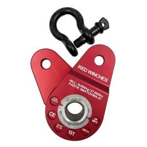 Recovery Equipment 13 RED Winches Snatch Block