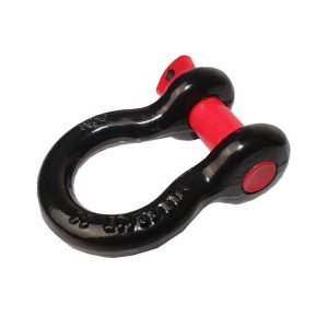 Recovery Equipment 24 Bow shackle rated at 4T reliable for vehicle recovery