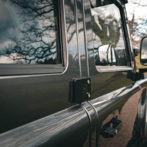 SV-R door hinges, designed and manufactured for Land Rover Defender 90 and 110