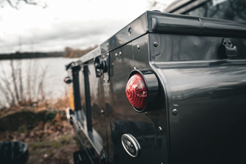 SV-R Front and Rear Light Plinths 1 SV-R rear light plinths, designed and manufactured for Land Rover Defender 90 and 110