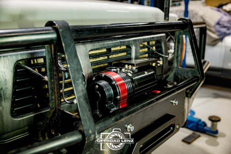 RED Winch King Cobra RED Winches King Cobra installed on Daniel Kistler GQ Patrol