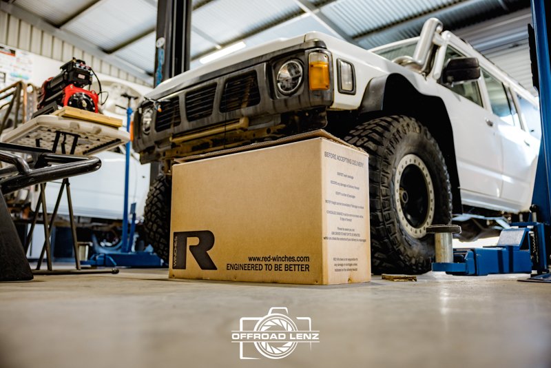 King Cobra Winch unpacked and ready to be installed