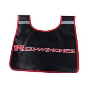 Recovery Equipment 29 RED Winches safety winch damper blanket with reflective strip.