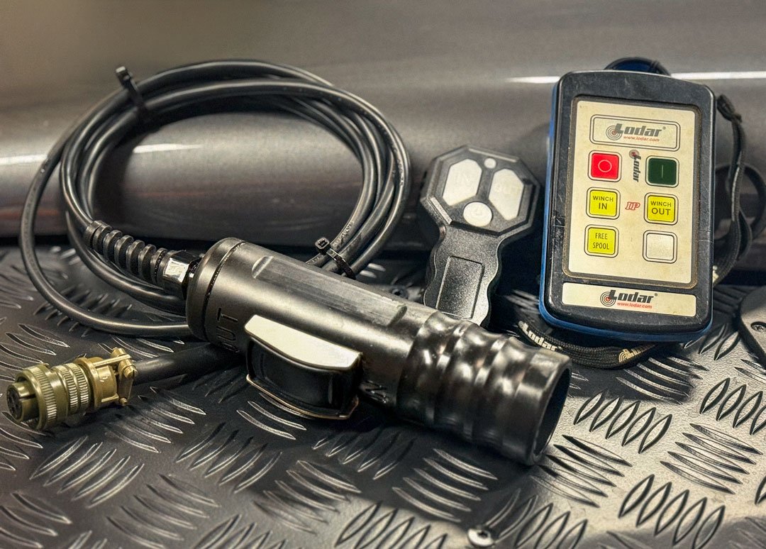 Lodar wireless winch transmitter
